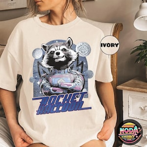Vintage Rocket Raccoon Comfort Colors Shirt: Guardians of the Galaxy Tee
