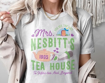 Mrs. Nesbitt's Tea House Shirt, Retro Toy Story Disney Tee