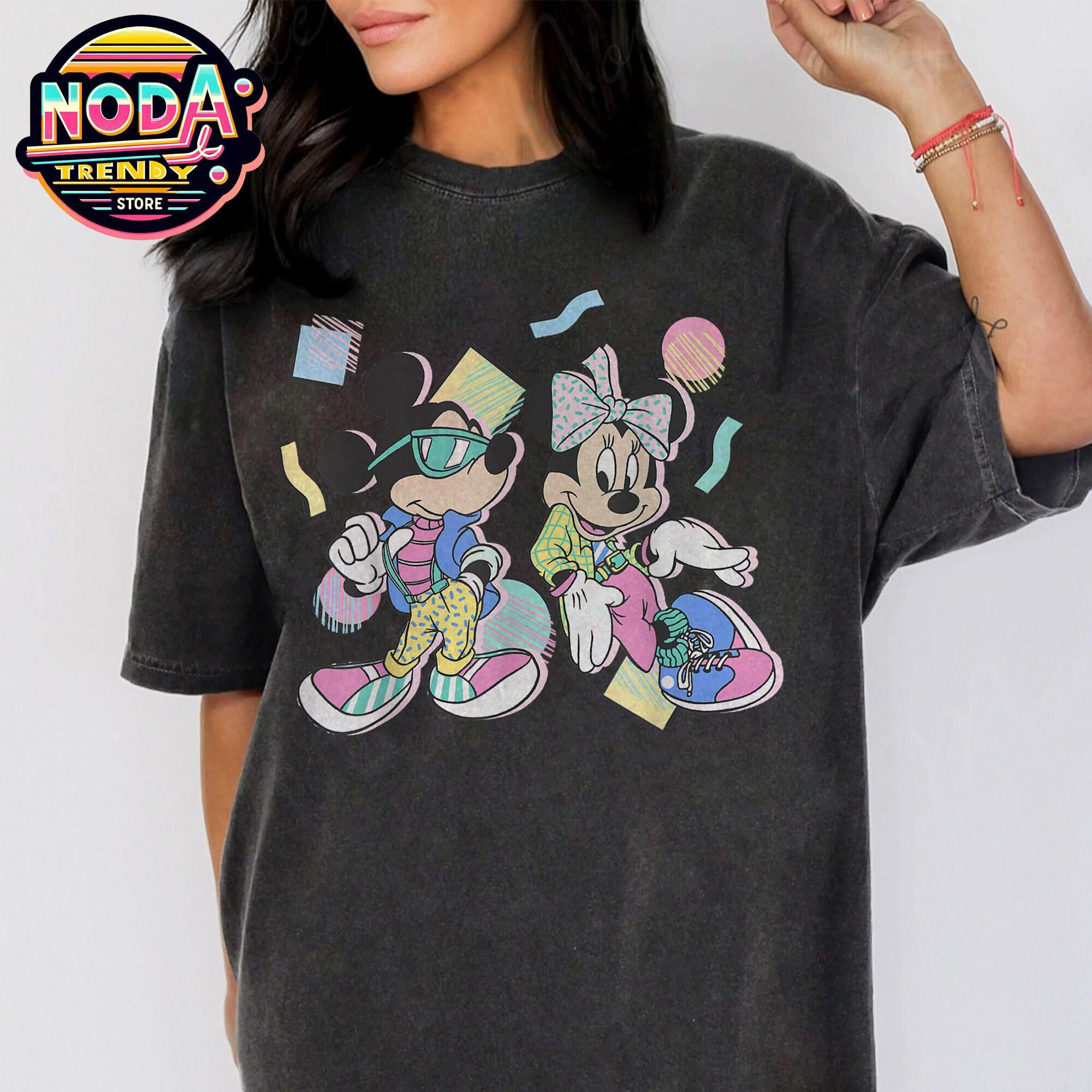Retro 90S Disney Mickey Minnie Summer Vibes Shirt, Walt Disney
