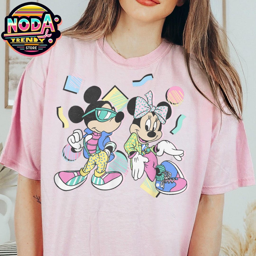 Retro 90S Disney Mickey Minnie Summer Vibes Shirt, Walt Disney