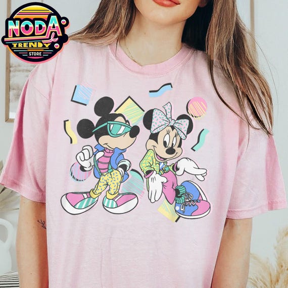 Retro 90S Disney Mickey Minnie Summer Vibes Shirt, Walt Disney