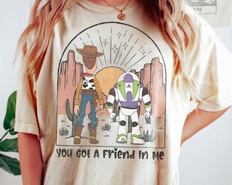 Retro Toy Story Shirt: Woody & Buzz, Disneyland T-Shirt