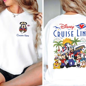 Disney】ディズニークルーズライン乗船記念 TシャツサイズS Disney】ディズニークルーズライン乗船記念 TシャツサイズS