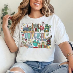 Vintage Retro Universal Studios Shirt – Universal Orlando Florida Tee, Family Trip Souvenir Shirt