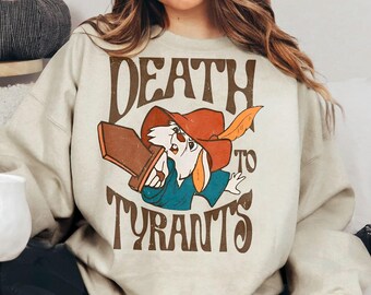 Retro 70S Skippy Rabbit Death to Tyrants Shirt, Robin Hood Disney