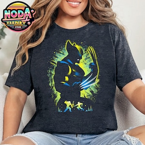 Retro Wolverine Silhouette T-Shirt: X-Men Superhero Fan Tee