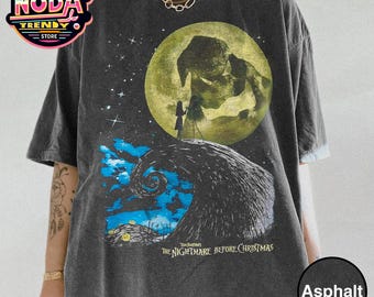 Camiseta de Halloween de Jack y Sally de Disney, camiseta de Pesadilla antes de Navidad, camiseta del Rey Calabaza, camiseta de la fiesta de Halloween de Mickey no tan aterradora