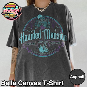 Retro The Haunted Mansion Shirt, Vintage Disney Halloween Tshirt, Madam Leota Hitchhiking Ghosts, Halloween Matching Family, Spooky Season