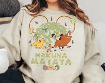 Disney The Lion King Simba Pumbaa Timon Hakuna Matata Shirt, Animal Kingdom Anniversary T-shirt, Disney Safari Mode, Disneyland Trip Tee