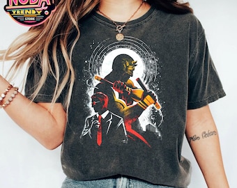 Maglietta retrò con silhouette di Daredevil: maglietta MCU Avengers Campus