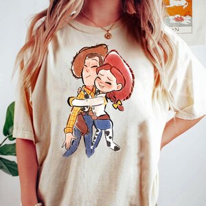 Retro Toy Story-sweater: Woody en Jessie, Disneyland-T-shirt afbeelding 4