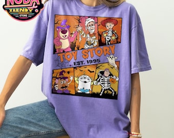 Disney Halloween Toy Story Mummy Skeleton Est 1995 Shirt, Woody Buzz Lightyear Tshirt, Trick Or Treat, Spooky Vibes, Disneyland Vacation