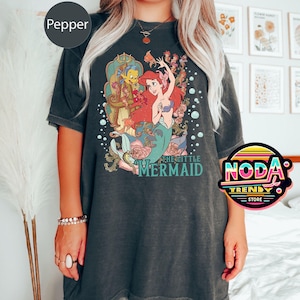 Comfort Colors Vintage 90er Jahre Disney die kleine Meerjungfrau Ariel Shirt, Atlantika die kleine Meerjungfrau Ariel Shirt, Prinzessinnen Shirts, Disney Shirts