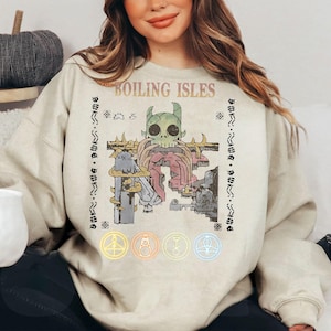 Vintage The Boilng Isles The Owl House Shirt, The Owl House Tee, Hexside School Of Magic And Demonics T-shirt, Birthday Gift