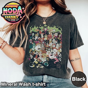 Vintage Disney Villains Squad Shirt, Melaficen Evil Queen Hades Ursula T-shirt, Disney Villains Friends, Disney Halloween Tee