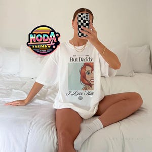 Pero papá lo amo, camiseta de colores cómodos, camiseta de Ariel, camiseta de princesas de Disney, camiseta de viaje familiar de Disney, Magic Kingdom, camiseta de La Sirenita