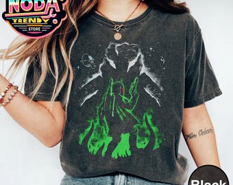 Camiseta vintage con silueta de Boba Fett, camiseta Galaxy's Edge de Star Wars