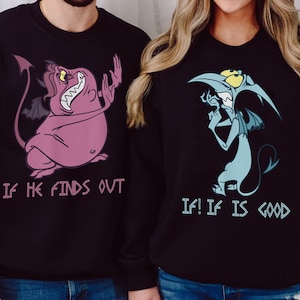 Camiseta retro de Disney Hércules: Dolor y Pánico, camiseta "Si se entera de que es bueno", pareja de Disney, villanos de Disney, vacaciones en Disneyland
