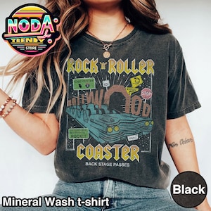 Retro Disney Rock N Roller Coaster Shirt, Vintage Disneyland Universal Hollywood Studios Tshirt, Disney World Shirt, Disneyland Trip Shirt