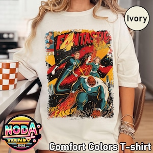 Fantastic Four Movie 2025 Portrait Shirt, The Fantastic Four First Steps Tshirt, Pedro Pascal Reed Richards Shirtm, Avengers Campus Tshirt