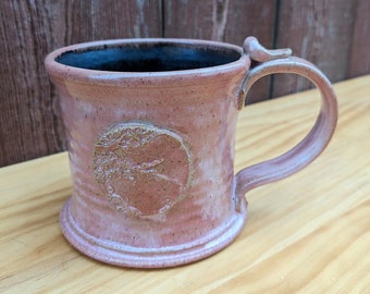 SECONDS SALE: Handthrown Stoneware Mug, Pink, Bernadette