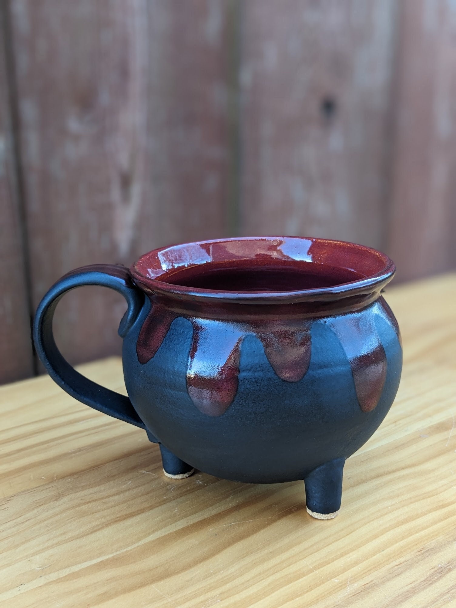 16 oz. Ceramic Mug (Willow Green/Black)