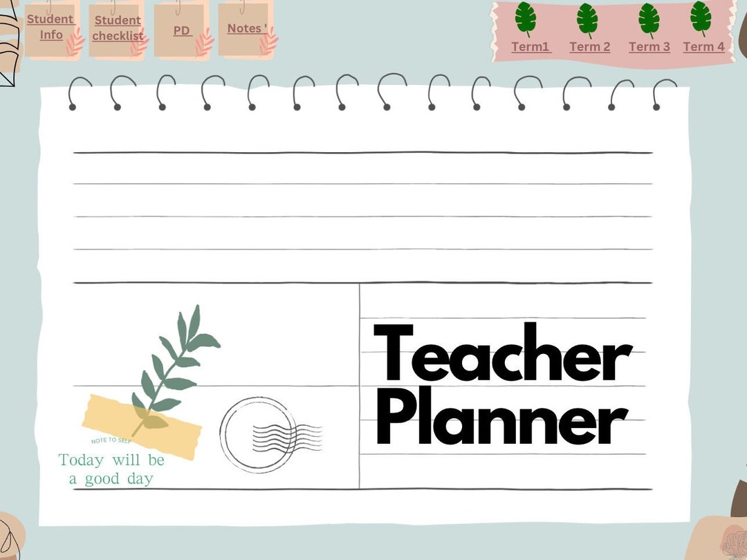 Goodnotes Teacher Planner Etsy
