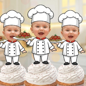 Decoração de bolo personalizada com espaguete e almôndegas, lembrancinha de festa de aniversário, topo de cupcake, decoração de bolo, tema italiano