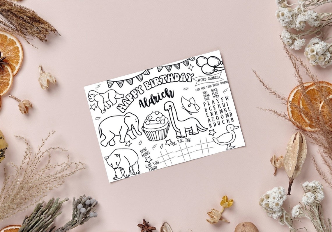 Wild Safari Animals Coloring Pages Printable, Safari Coloring Pages, Safari Game Activity ...