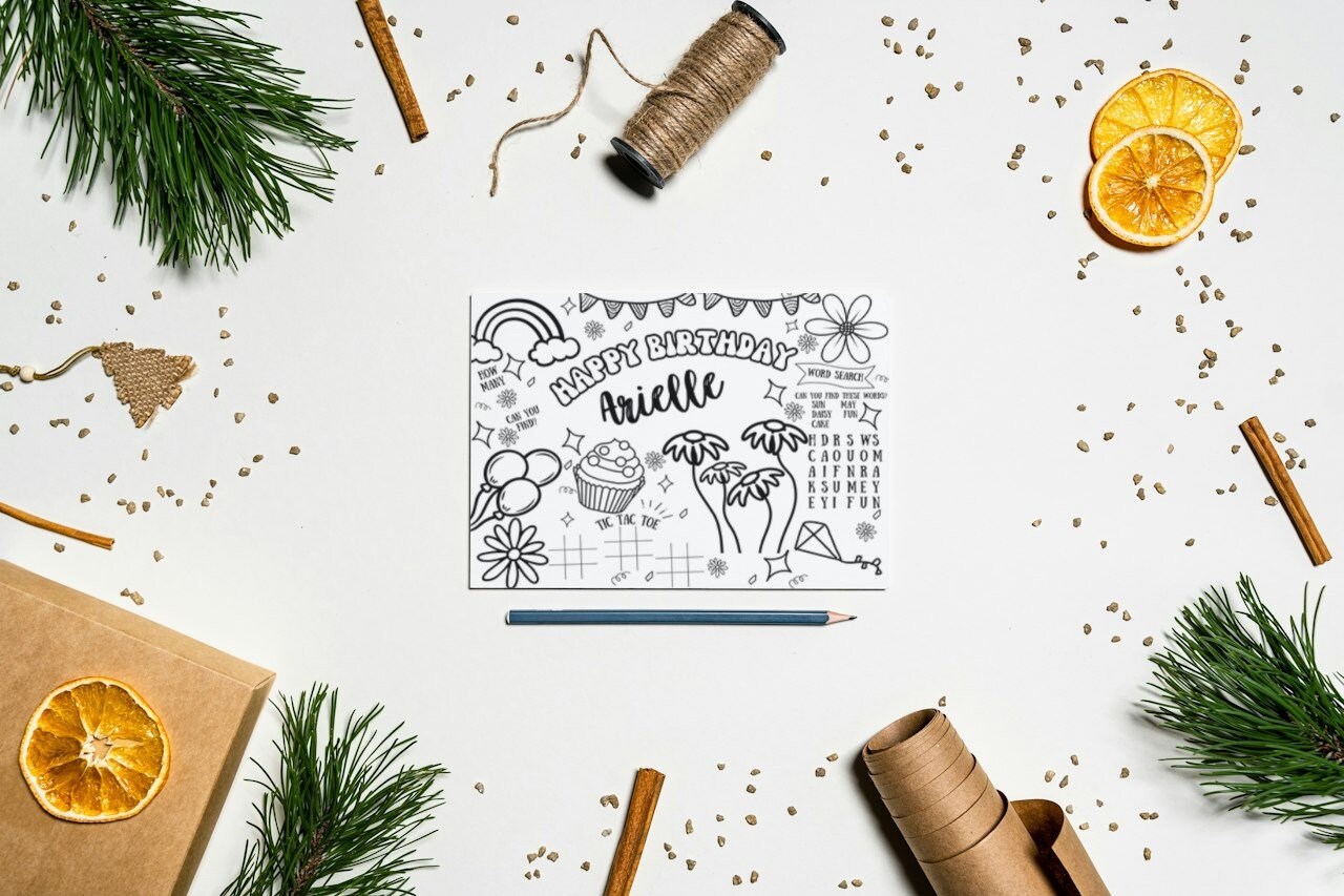 Editable Daisy Activity Sheet Daisy Placemats Daisy Coloring Page Daisy ...