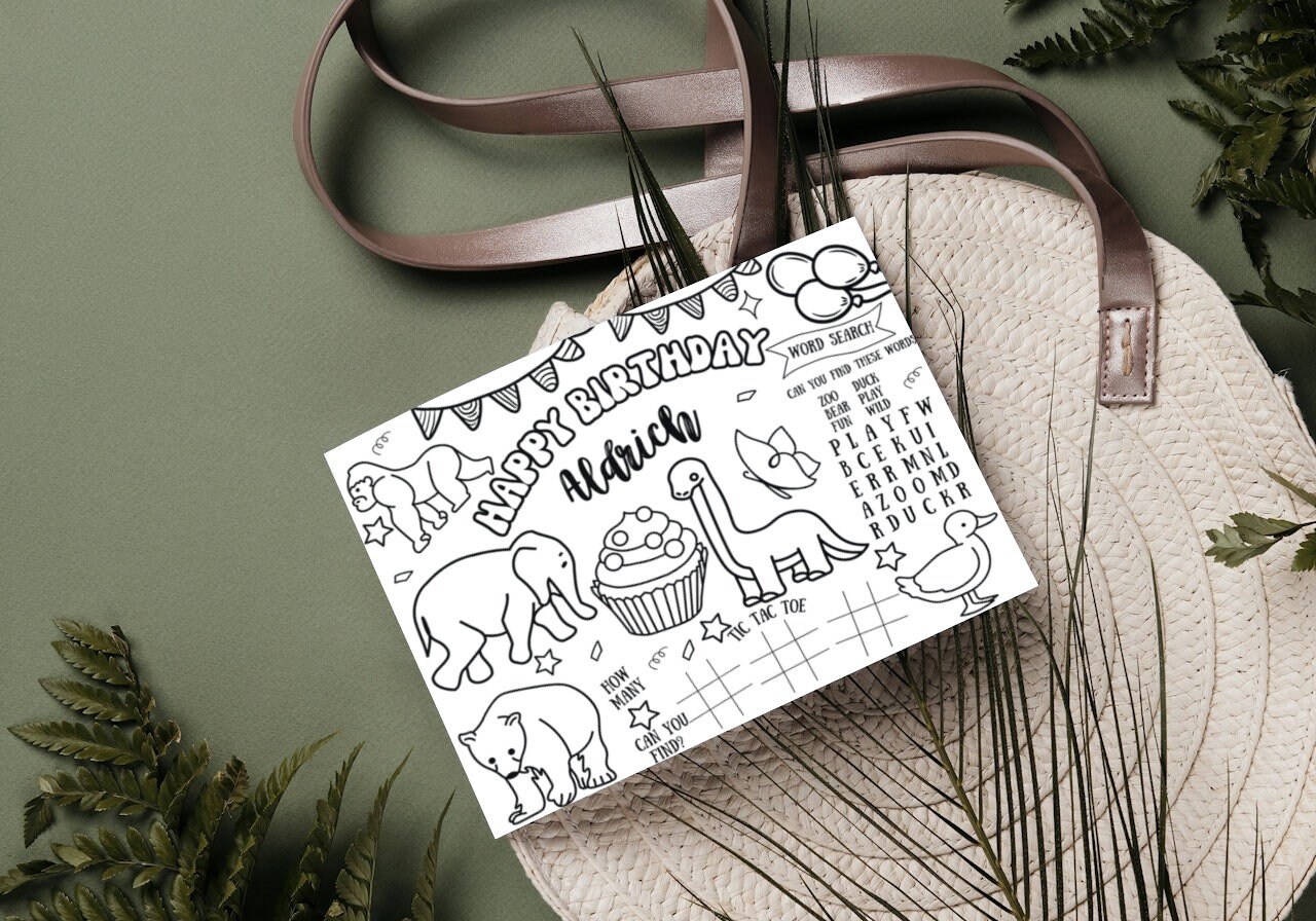 Wild Safari Animals Coloring Pages Printable, Safari Coloring Pages ...