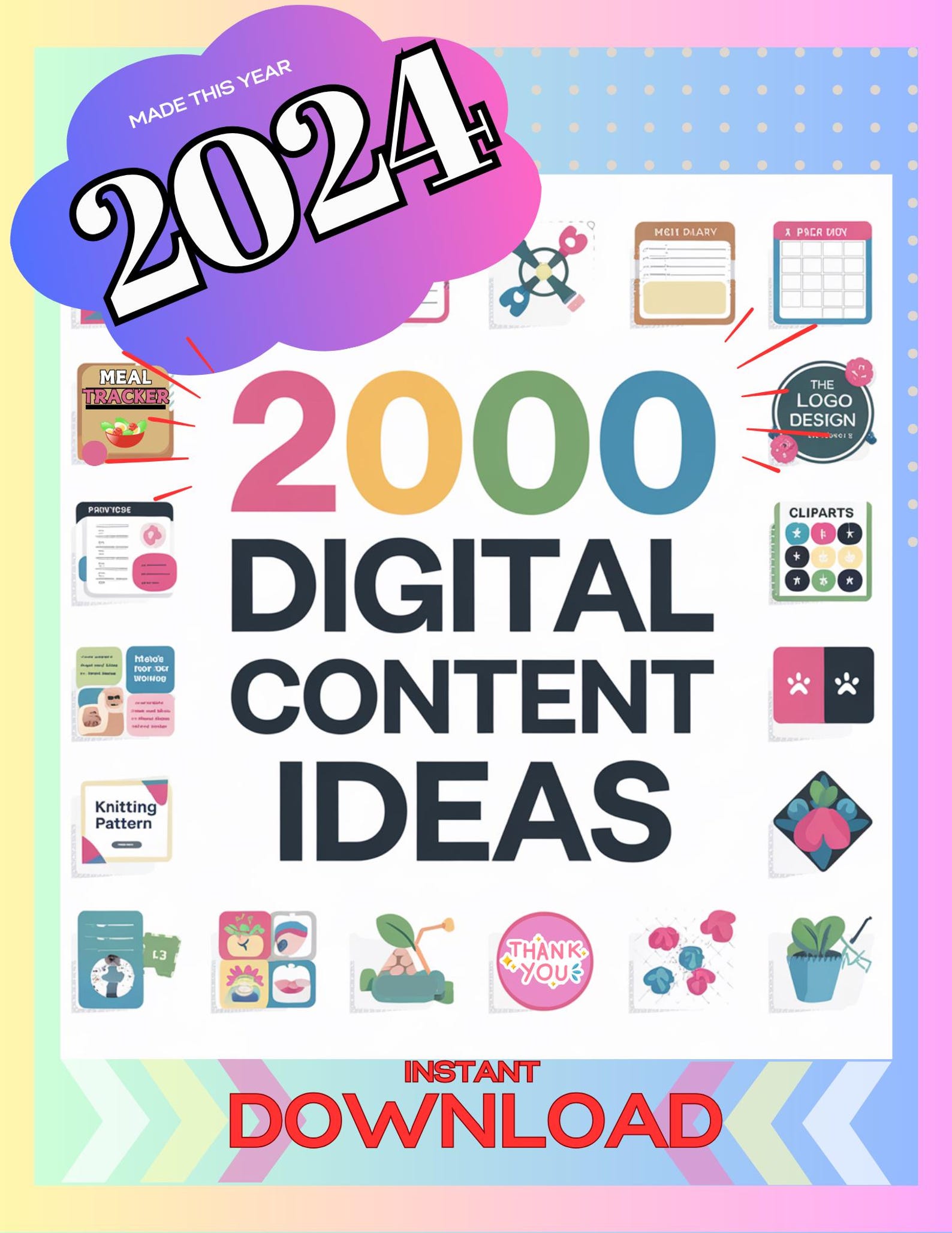 2024 Digital Products Ideas 2000 Digital Product Ideas to Sell on Etsy ...