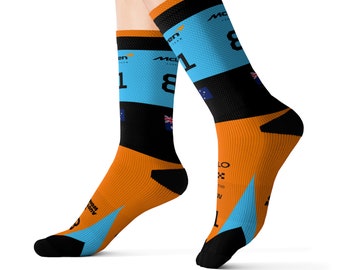 Oscar Piastri McLaren Formula One Racing Socks - F1