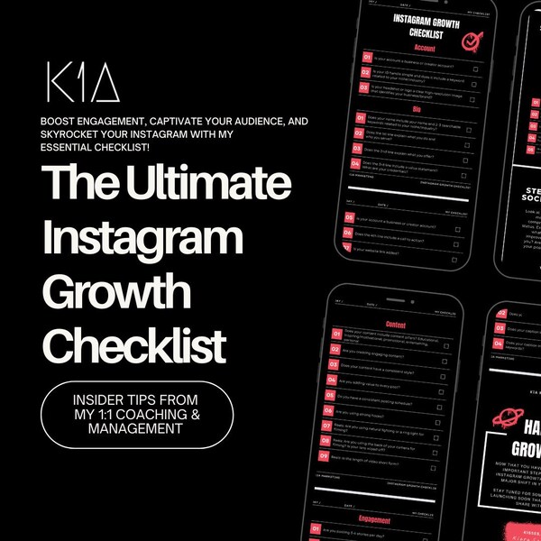 Instagram Growth Checklist - Boost Your Presence and Engagement!