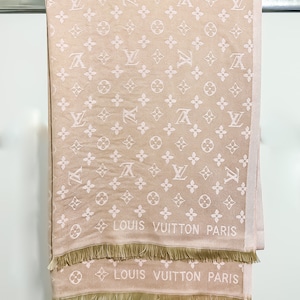 lv print scarf for women