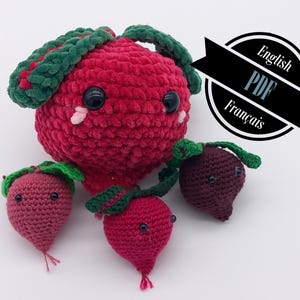 Amigurumi beetroot: Crochet Pattern