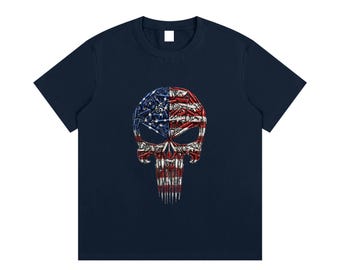 Punisher Red White and Reloaded - America 250 - Essential Cotton T-Shirt