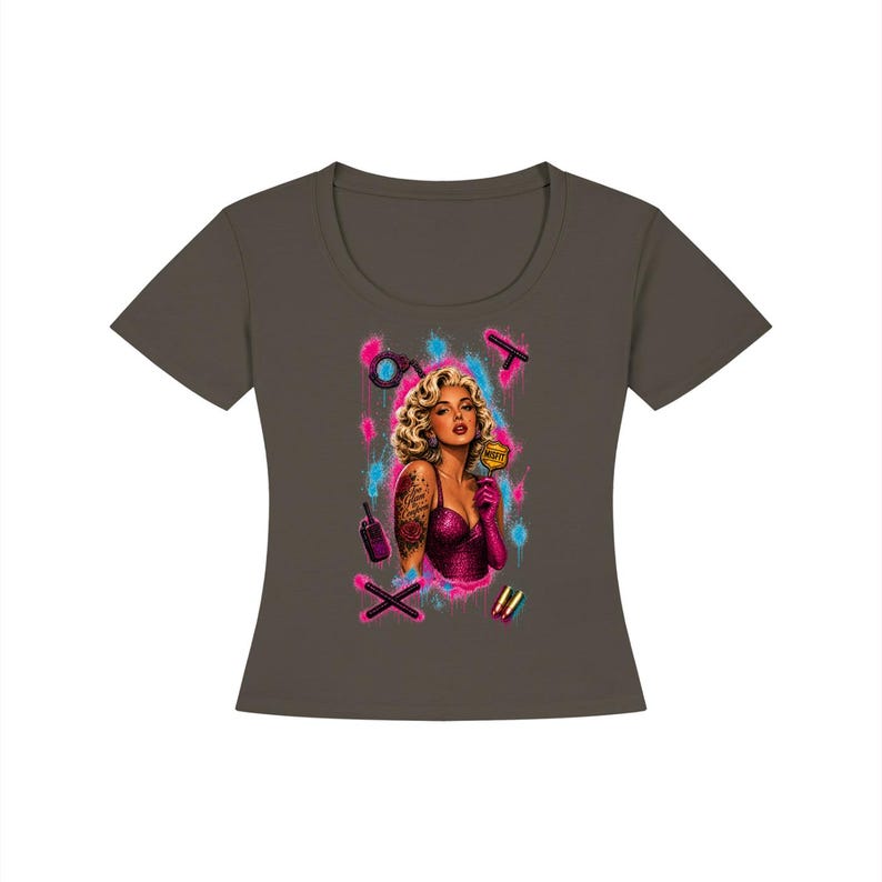 Misfit Marilyn Monroe - Tencel Baby T-Shirt image 6
