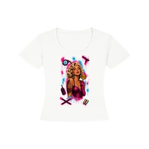 Misfit Marilyn Monroe - Tencel Baby T-Shirt image 2