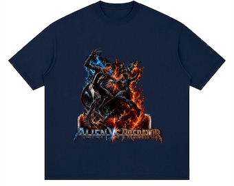 Alien vs Predator - Wemby vs Brunson - Oversized T-Shirt
