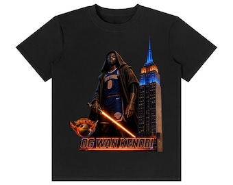 Knicks - OG Wan Kenobi - Crew Neck Cotton T-Shirt