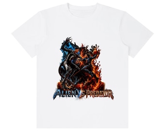 Alien vs Predator - Wemby vs Brunson - Classic Crew Neck Cotton T-Shirt