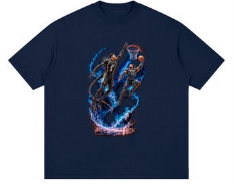Brunson Vs Wemby - Predator Vs Alien - Loose Fit Tee