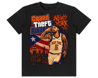 Grand Theft Alvarado - Knicks T-Shirt – Summer Print Tee