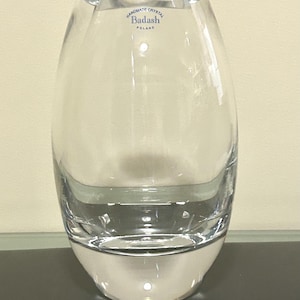 Crescendo Badash Crystal Vase 10”