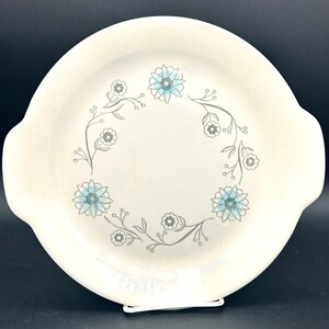 Serving Platter with Handles by Royal China Blue Meadow, Vintage Platter