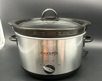 The Original Slow Cooker Classic Model SCR500-SP 5 Quart Capacity Vintage New Condition