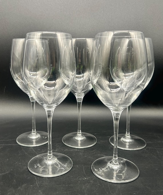 Bormioli Rocco 20 Oz Crystal Wine Glasses. Set of 5 - Etsy