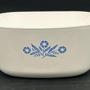 Cocotte bleu bleuet CorningWare, 2,5 pintes bleu fussy