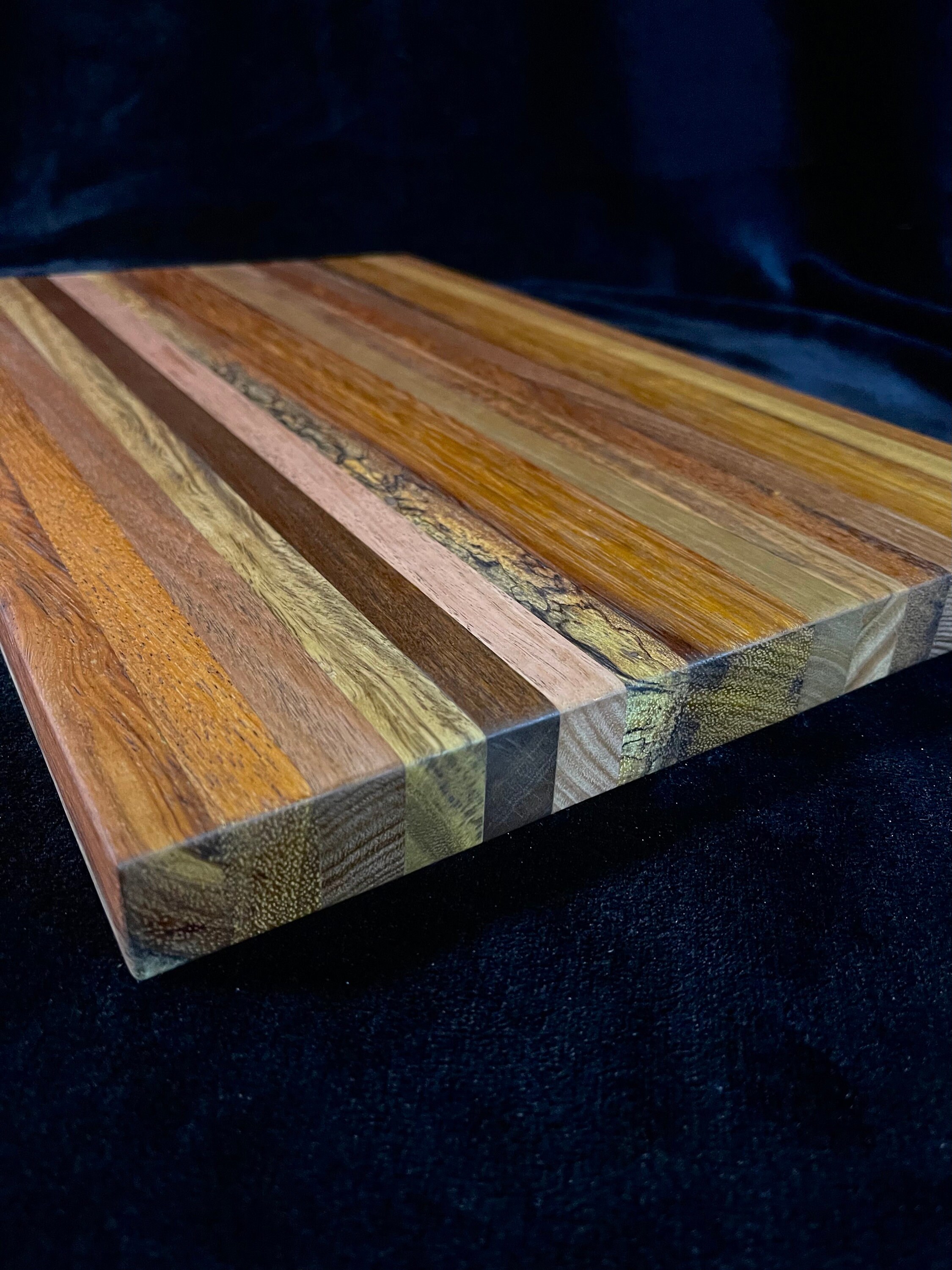 Handcrafted Merbau, Spotted Gum & Tasmanian Oak Chopping Board Chopping Block Cutting Board